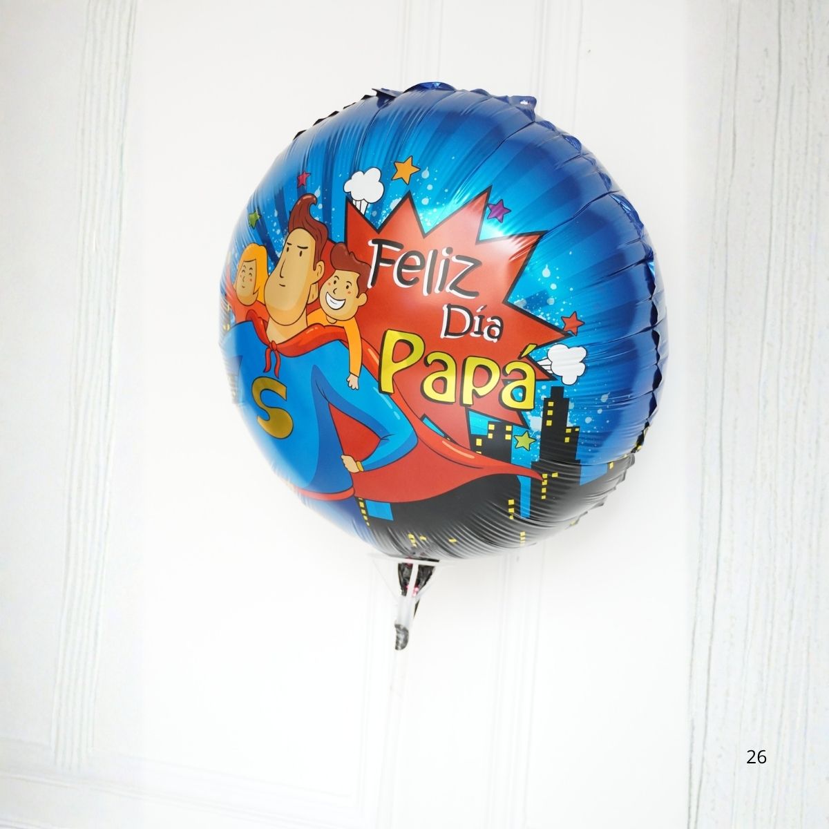 Globo Feliz Día Papá 💙👨🦸