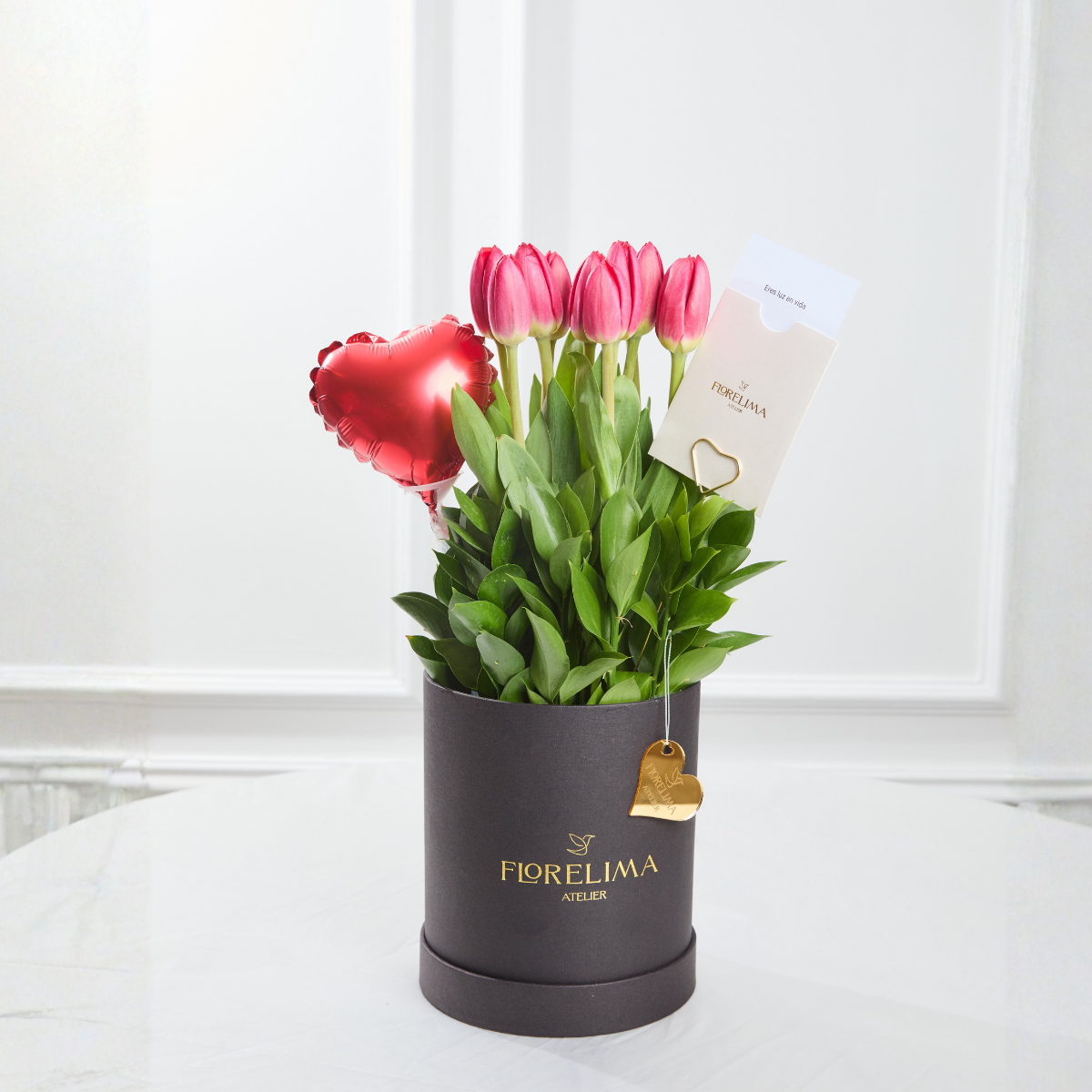 Box 10 Tulipanes Rosados
