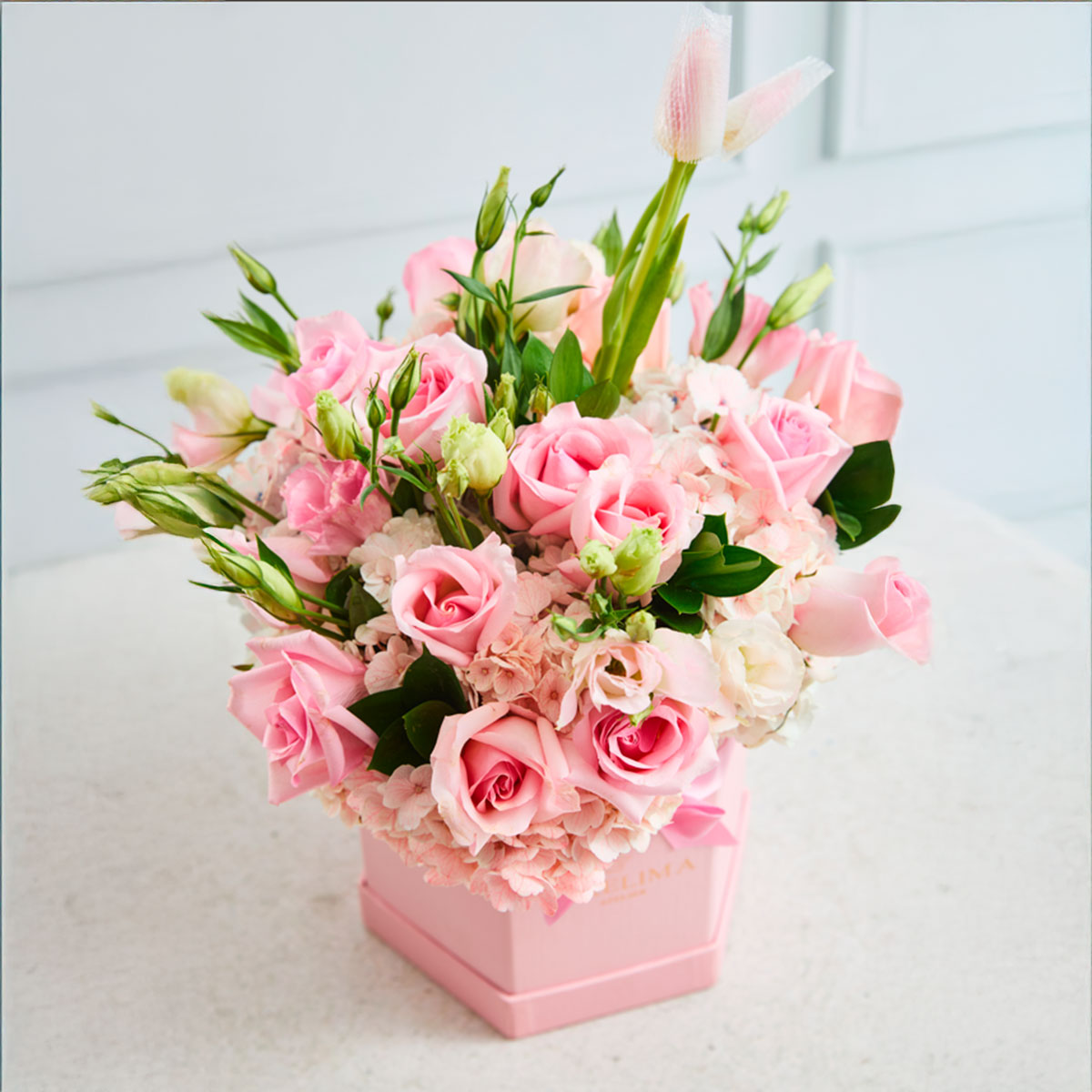 Box Baby Girl Rosas y Tulipanes