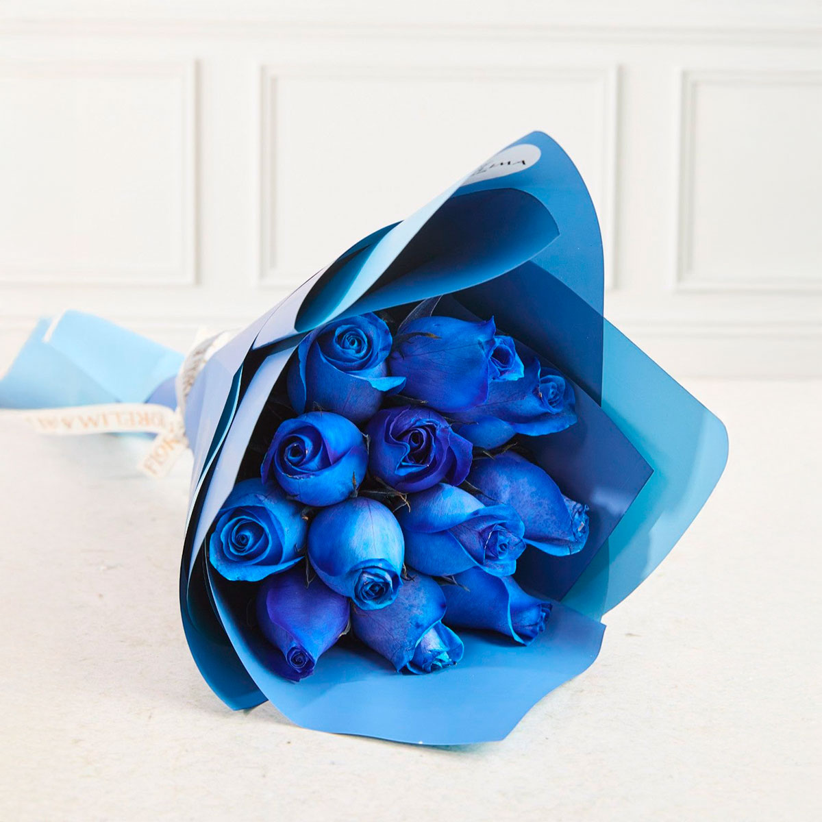 Ramo 12 Rosas Azules