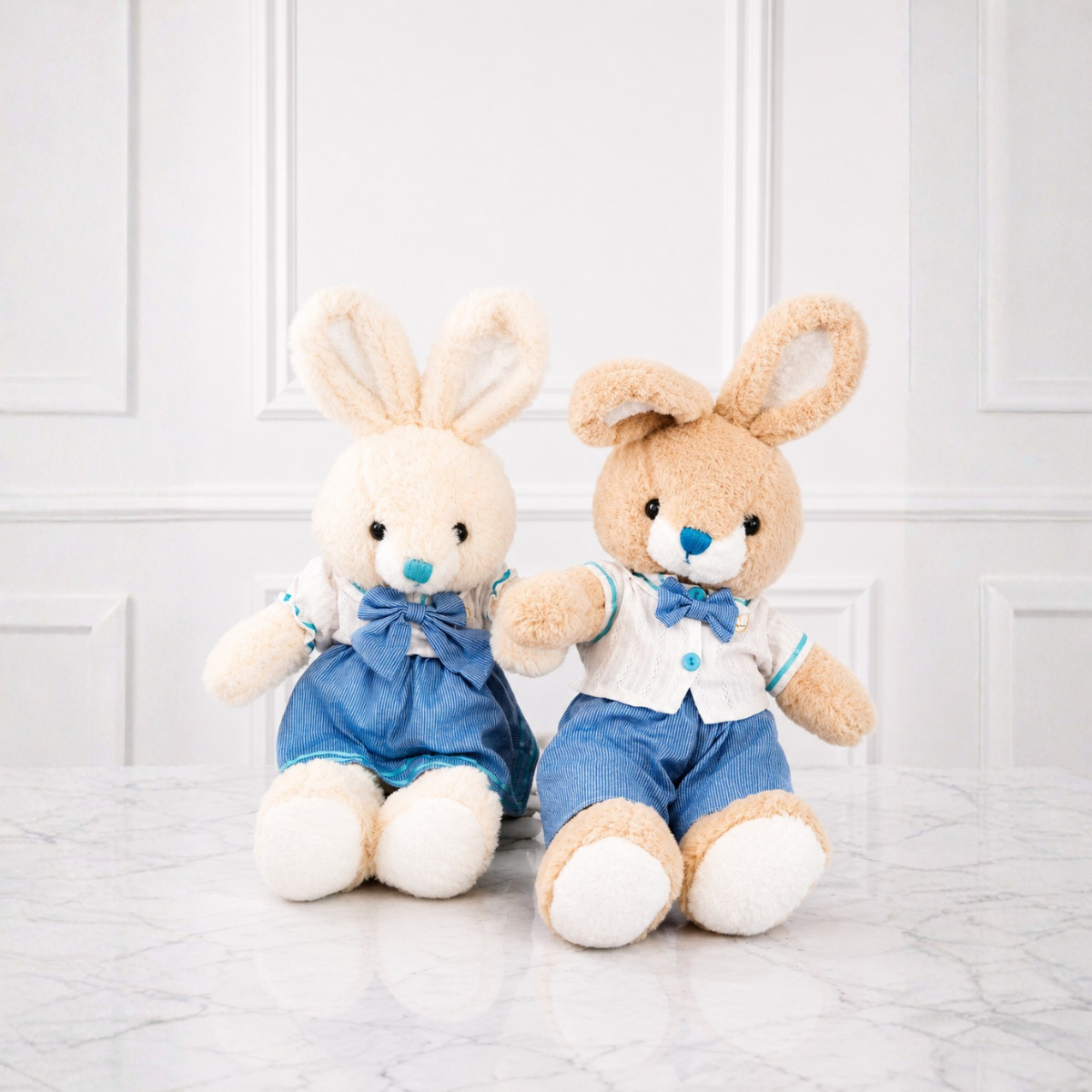 🐰 Pareja de Conejitos de Peluche Premium