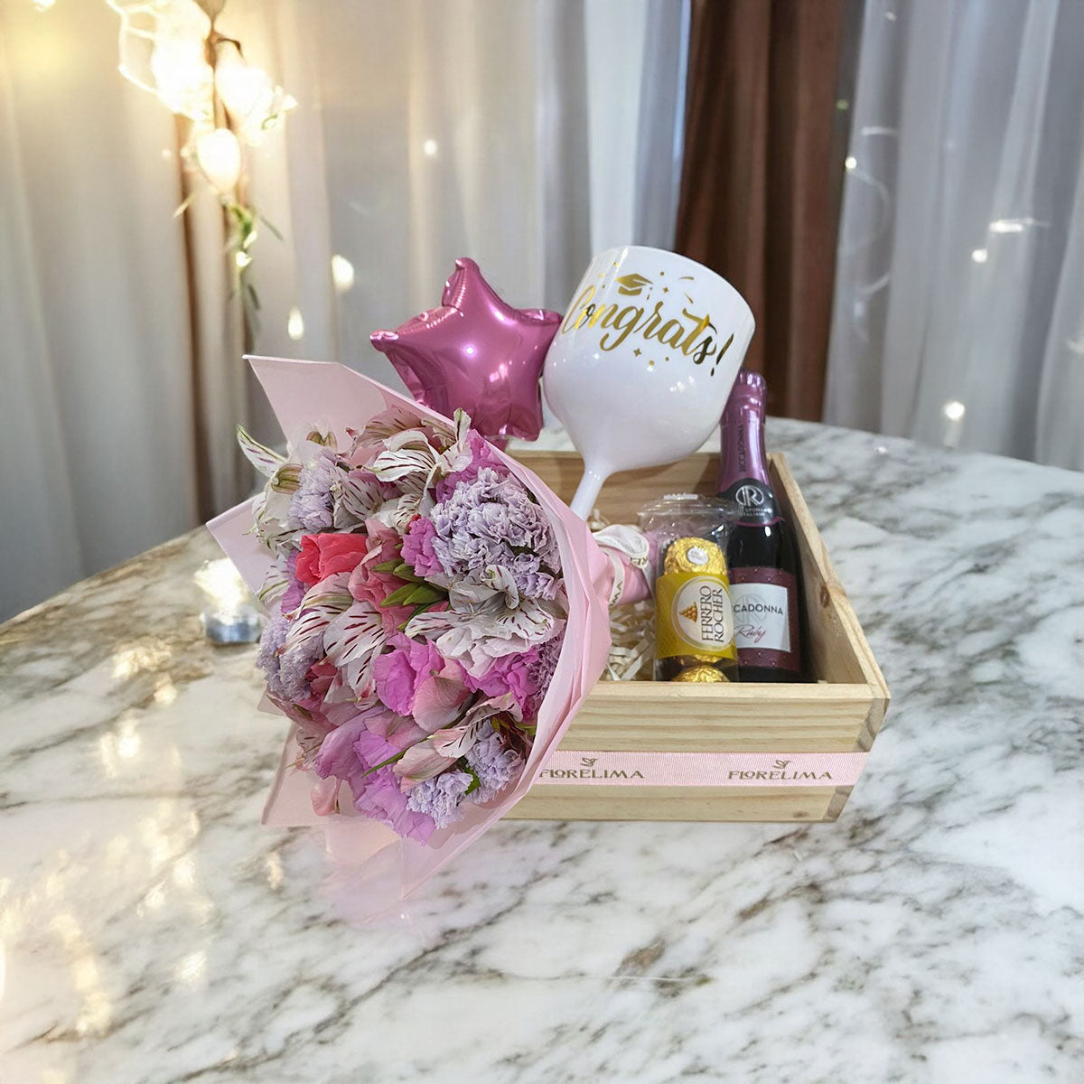 Gift Box Champagne - Graduada | Graduación