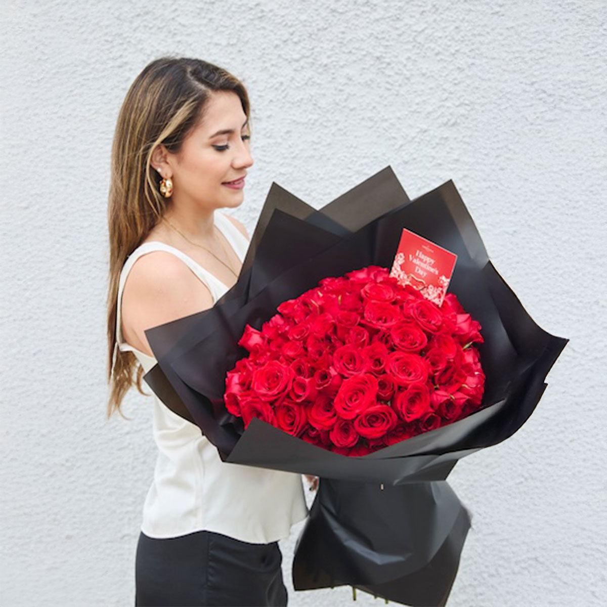 Ramo Buchón 100 Rosas Premium