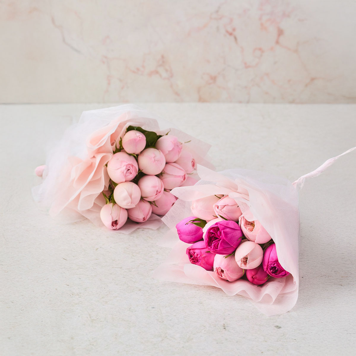 Mini Ramo Peonias: Rosas Inglesas