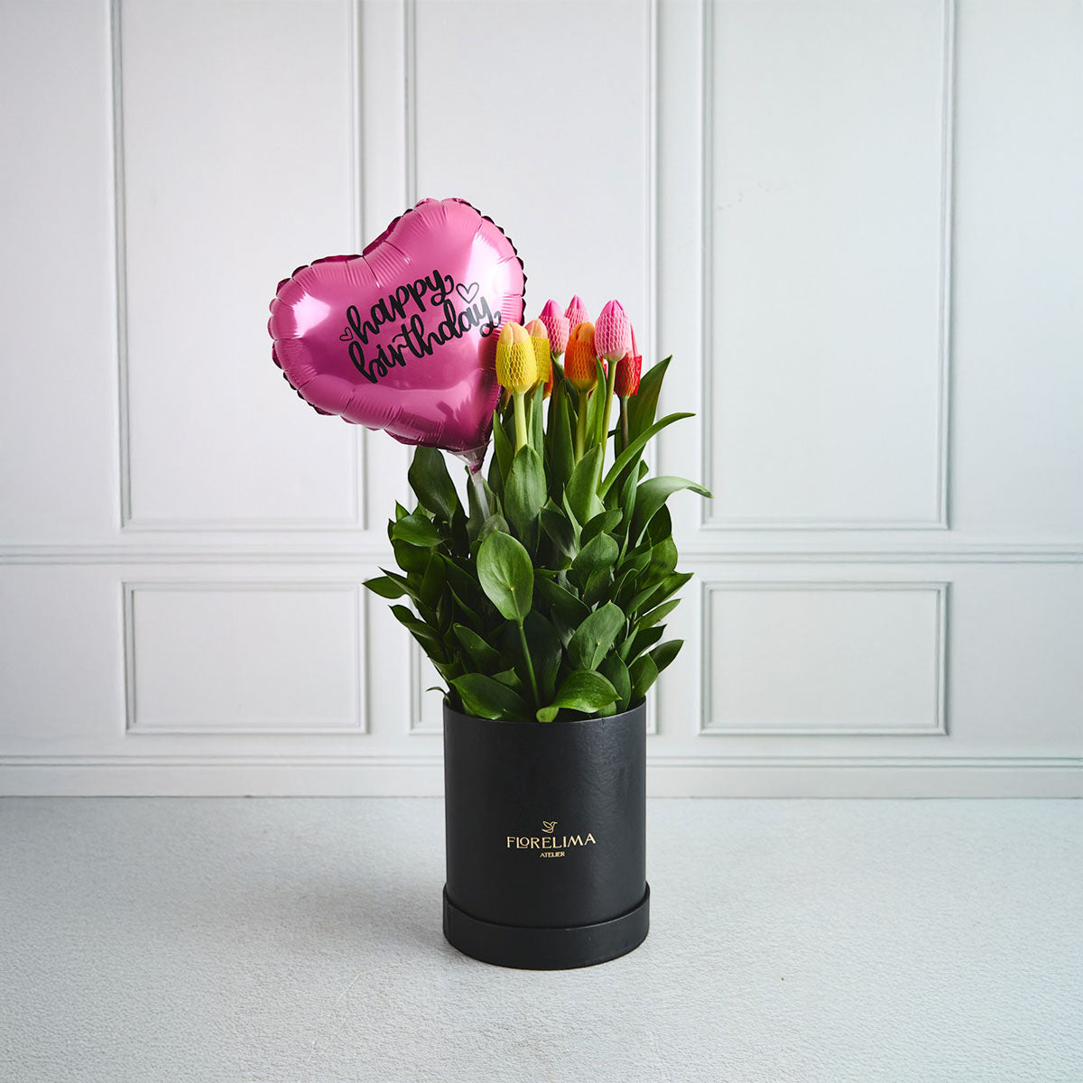 Box Tulipanes Cumpleañero