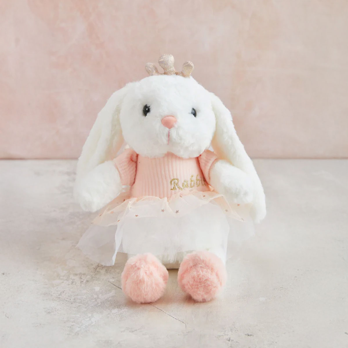 Set Coral: Ramo de 12 Rosas + Conejita + Globo de Cumpleaños + Ferrero Rocher x3
