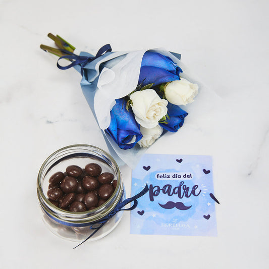 Mini Ramo Papà y Chocolates - Día del Padre