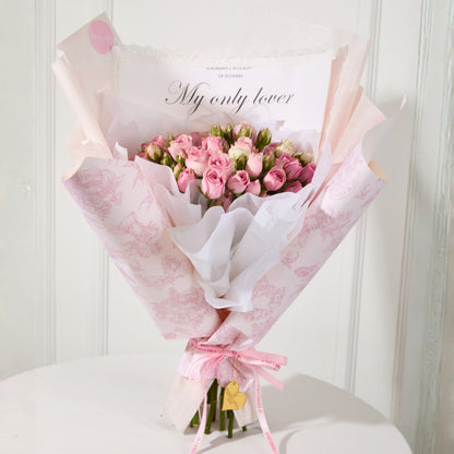 Ramo Mini Rosas Pink