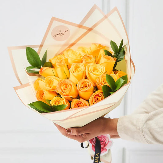 24 ROSAS AMARILLAS