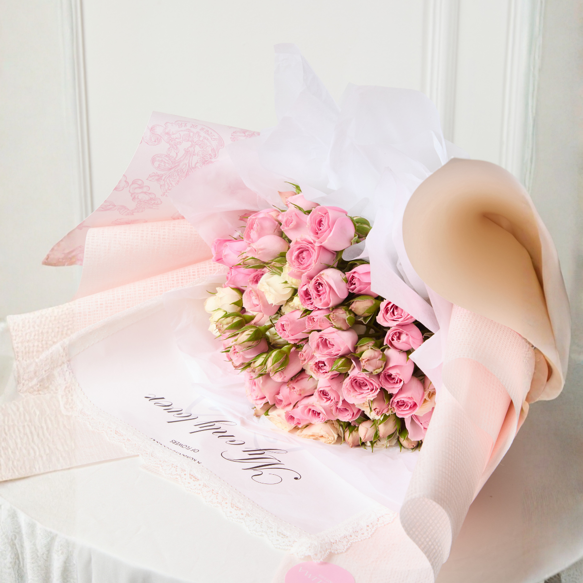 Ramo Mini Rosas Pink