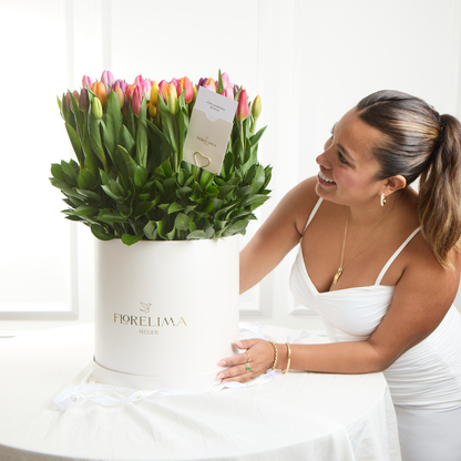 Box Éternité – 100 Tulipanes 🌷