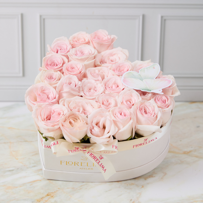 Amor Eterno - rosas rosadas