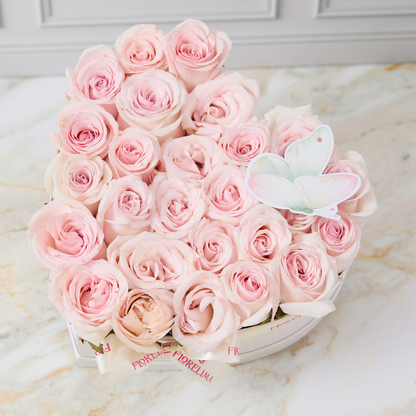 Amor Eterno - rosas rosadas