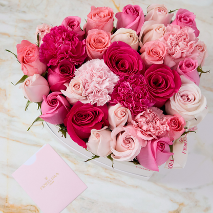 Box Flor Eterna - Mix de  Rosas