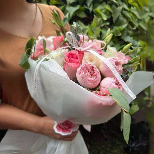 Ramo hortensias y peonias
