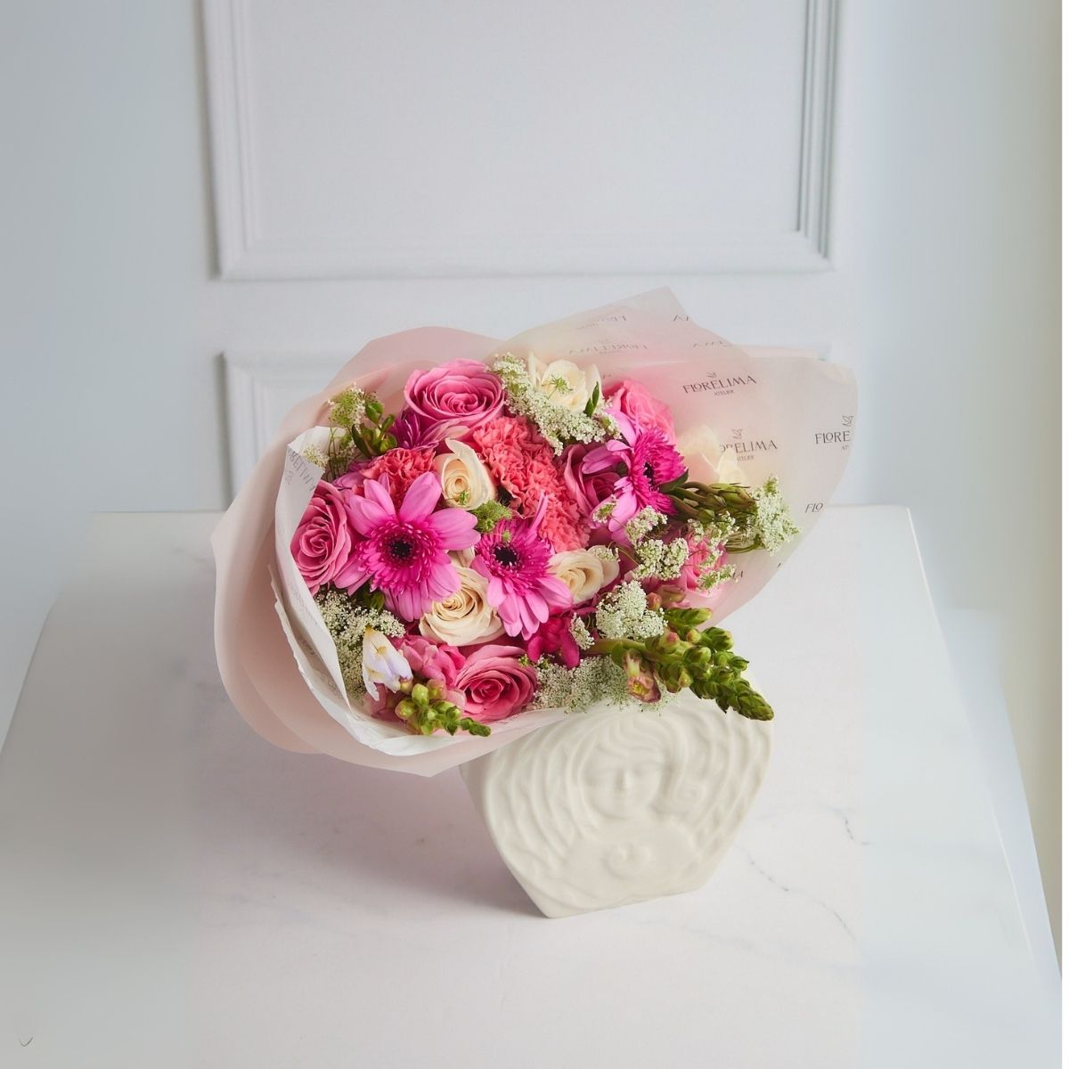 Ramo Ariana : Gerberas, dogo y rosas
