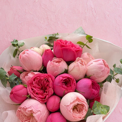 Ramo peonias love! ❤️  (Rosas inglesas)