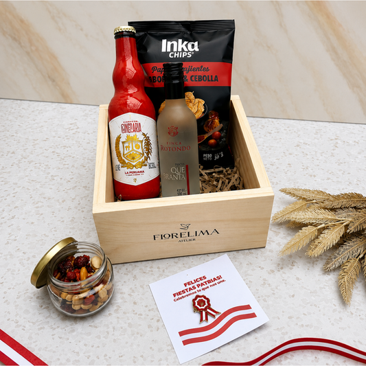 GiftBox Corporativo: Cerveza La Peruana, Pisco Rotondo y Papas Inka