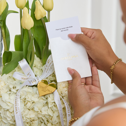 Mini Box Bride: Tulipanes y Hortensia
