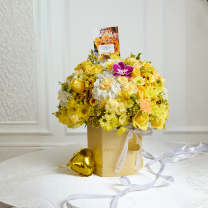 Box de Flores Amarillas