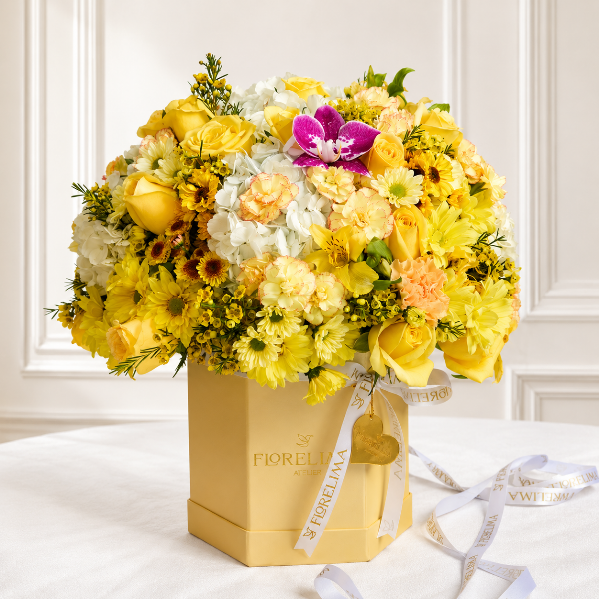 Box de Flores Amarillas