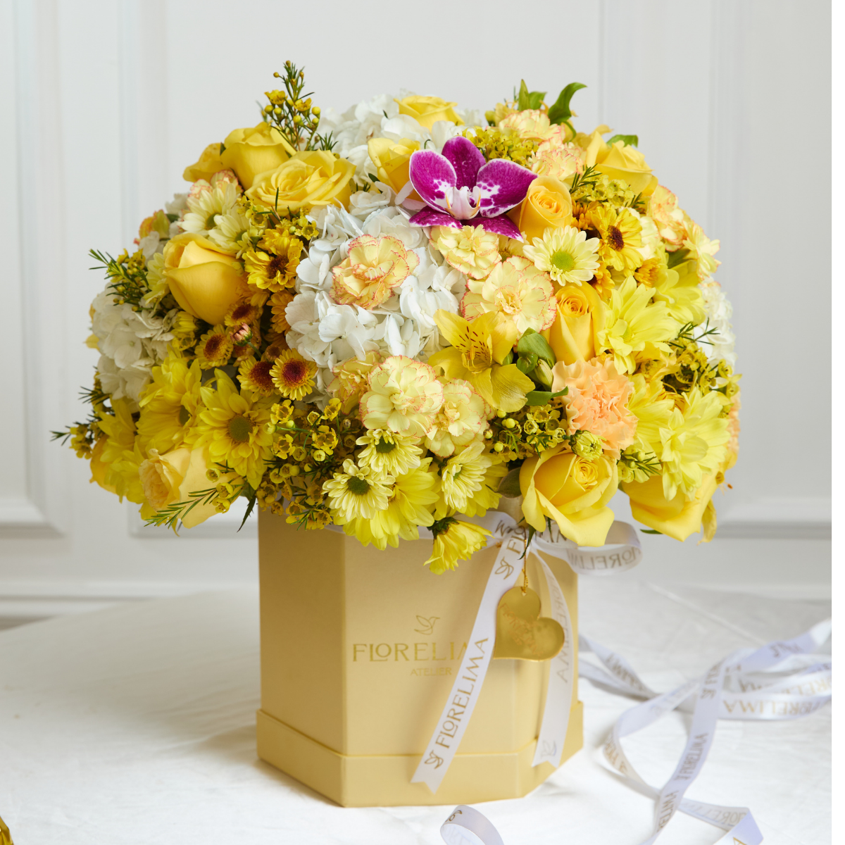 Box de Flores Amarillas