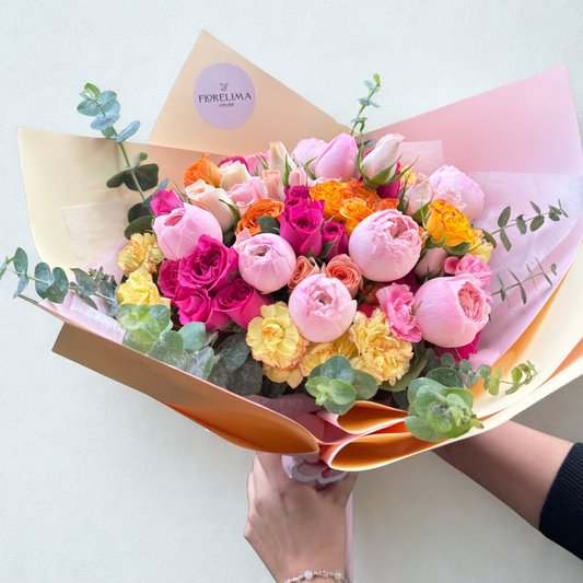 Ramo Peonias y mix de flores