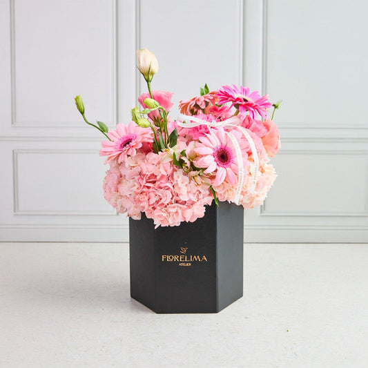 Box Ale -  Gerberas y Hortensias