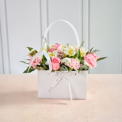 Box cartera blanca