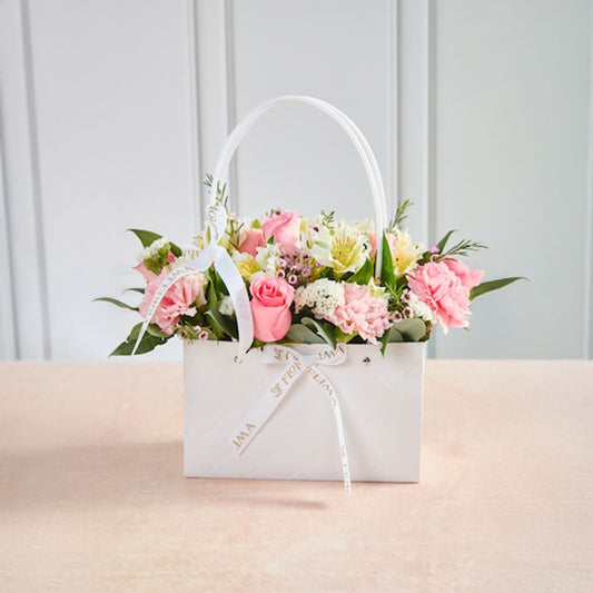 Box cartera blanca