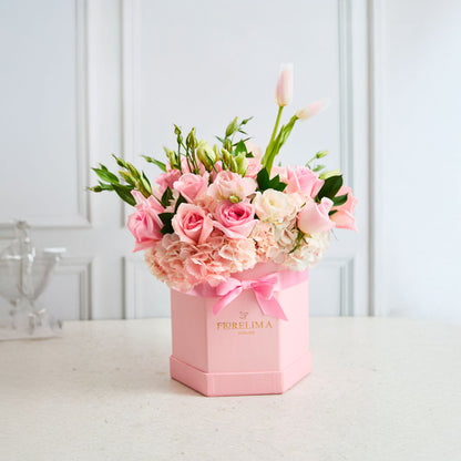 Box Baby Girl Rosas y Tulipanes