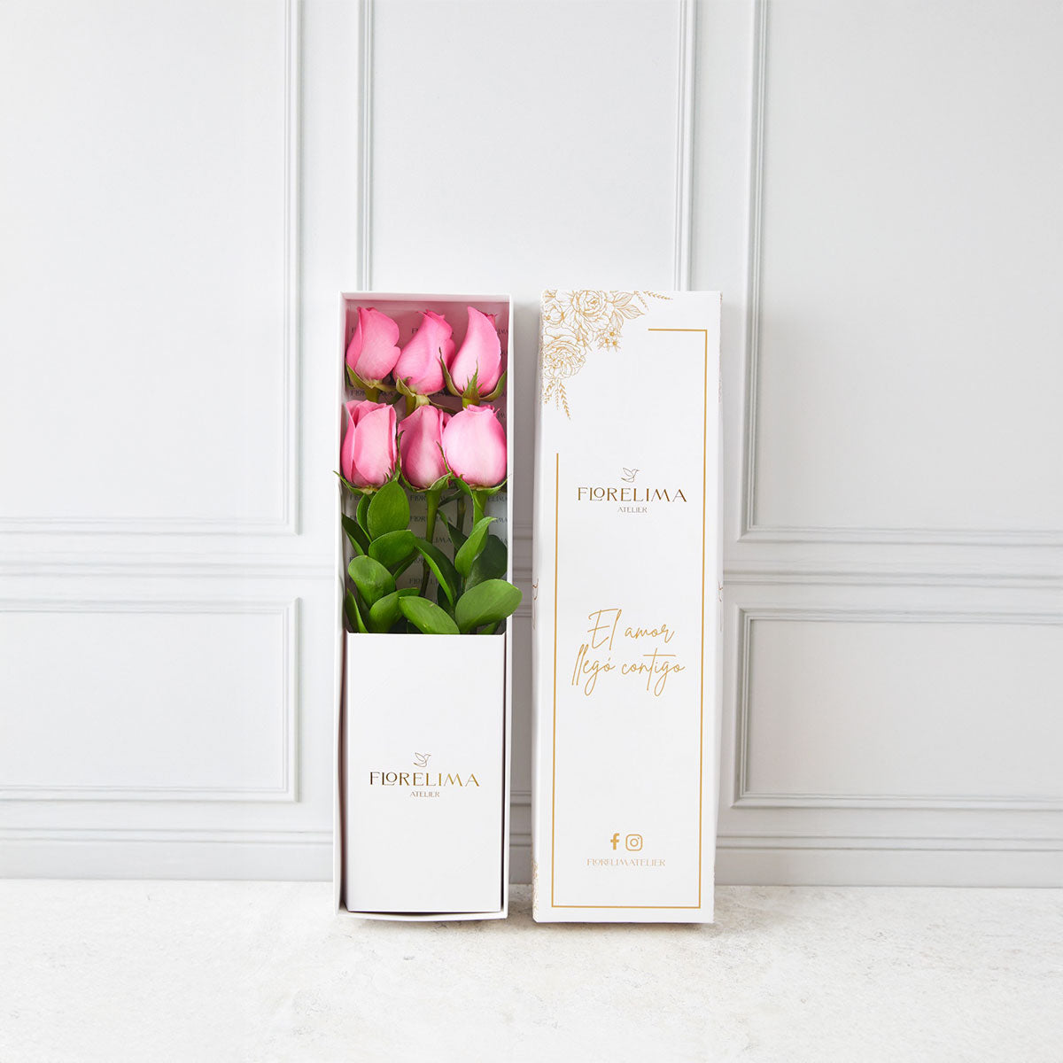 Caja 6 Rosas