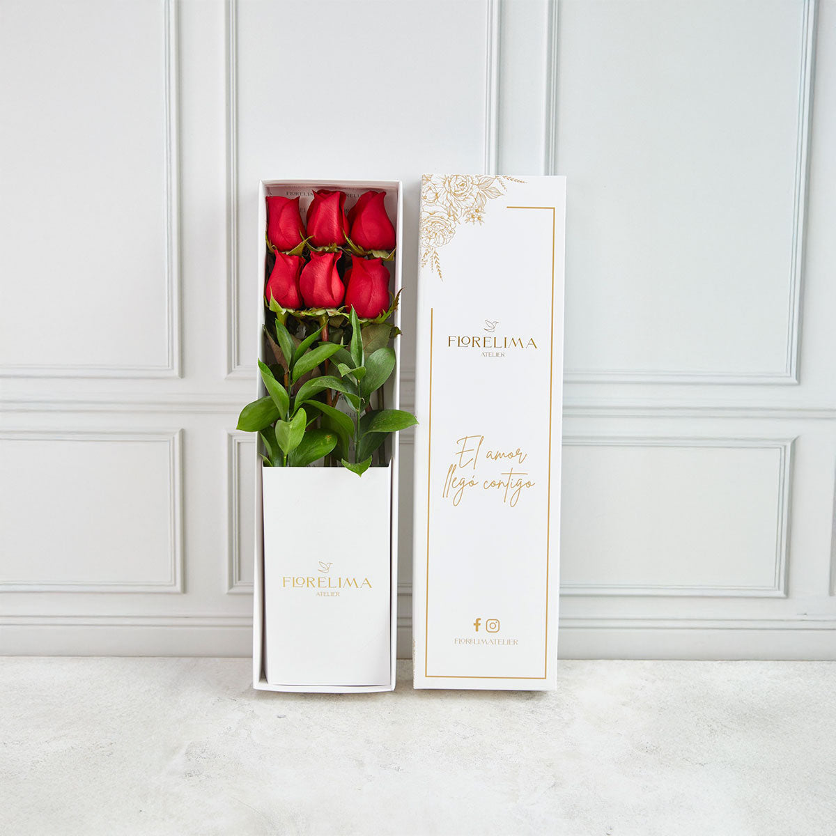 Caja 6 Rosas