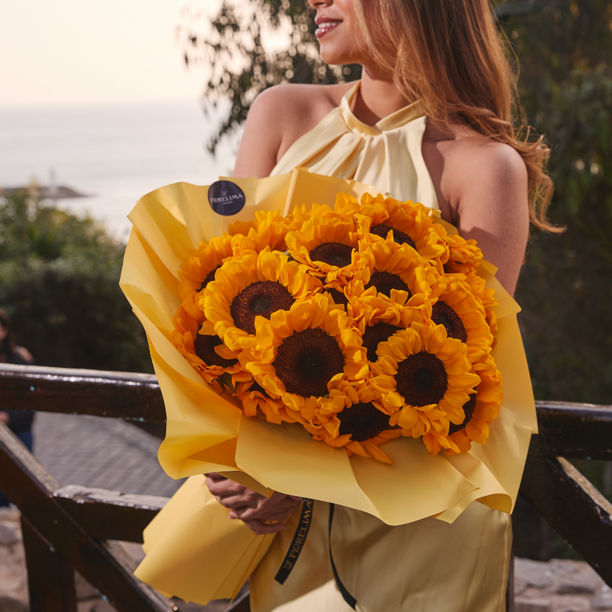 Ramo Mega Buchon  20 Girasoles