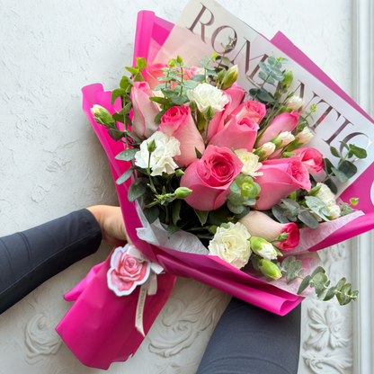 Ramo Ari: Mix de rosas y claveles