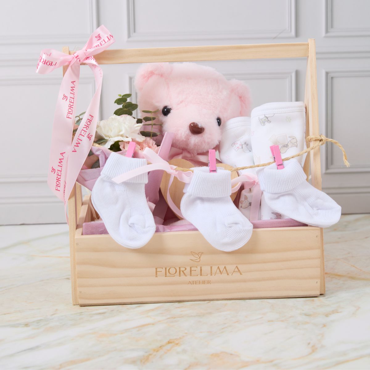 Canasta De Bienvenida Para Bebé Niña 👶🎀