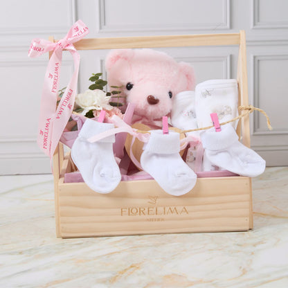 Canasta De Bienvenida Para Bebé Niña 👶🎀