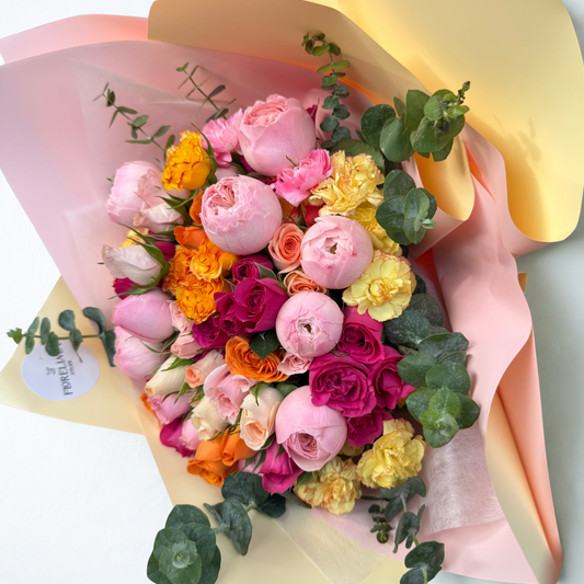 Ramo Peonias y mix de flores