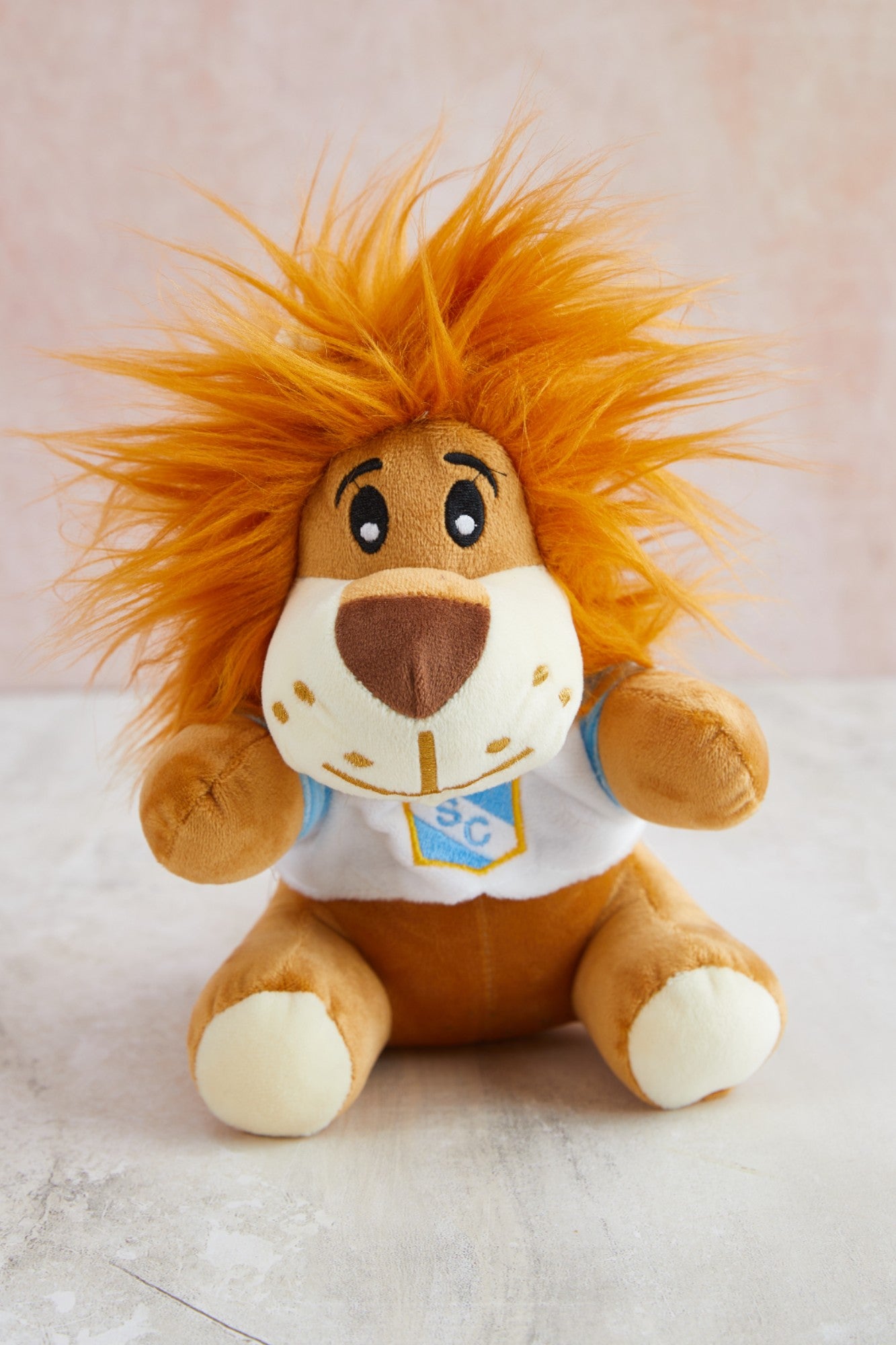 Peluche León Futbolero Cristal