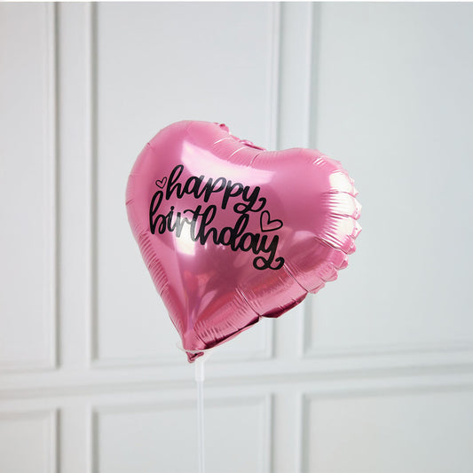 Globo Metálico Mediano "Happy Birthday"