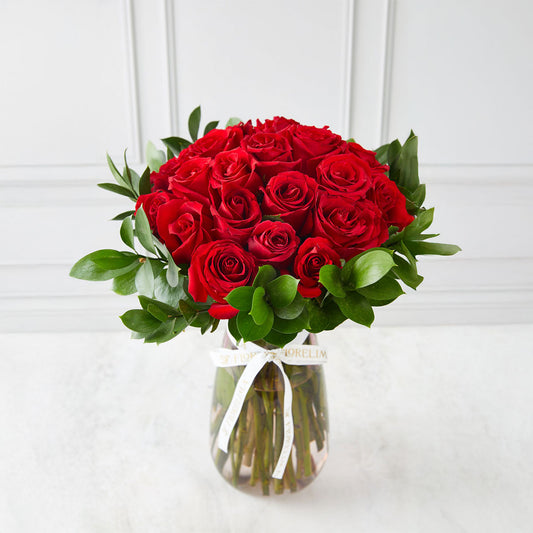 Jarrón 24 Rosas