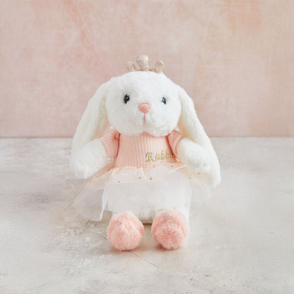 Conejita Bailarina de Peluche Emiliana Pequeña