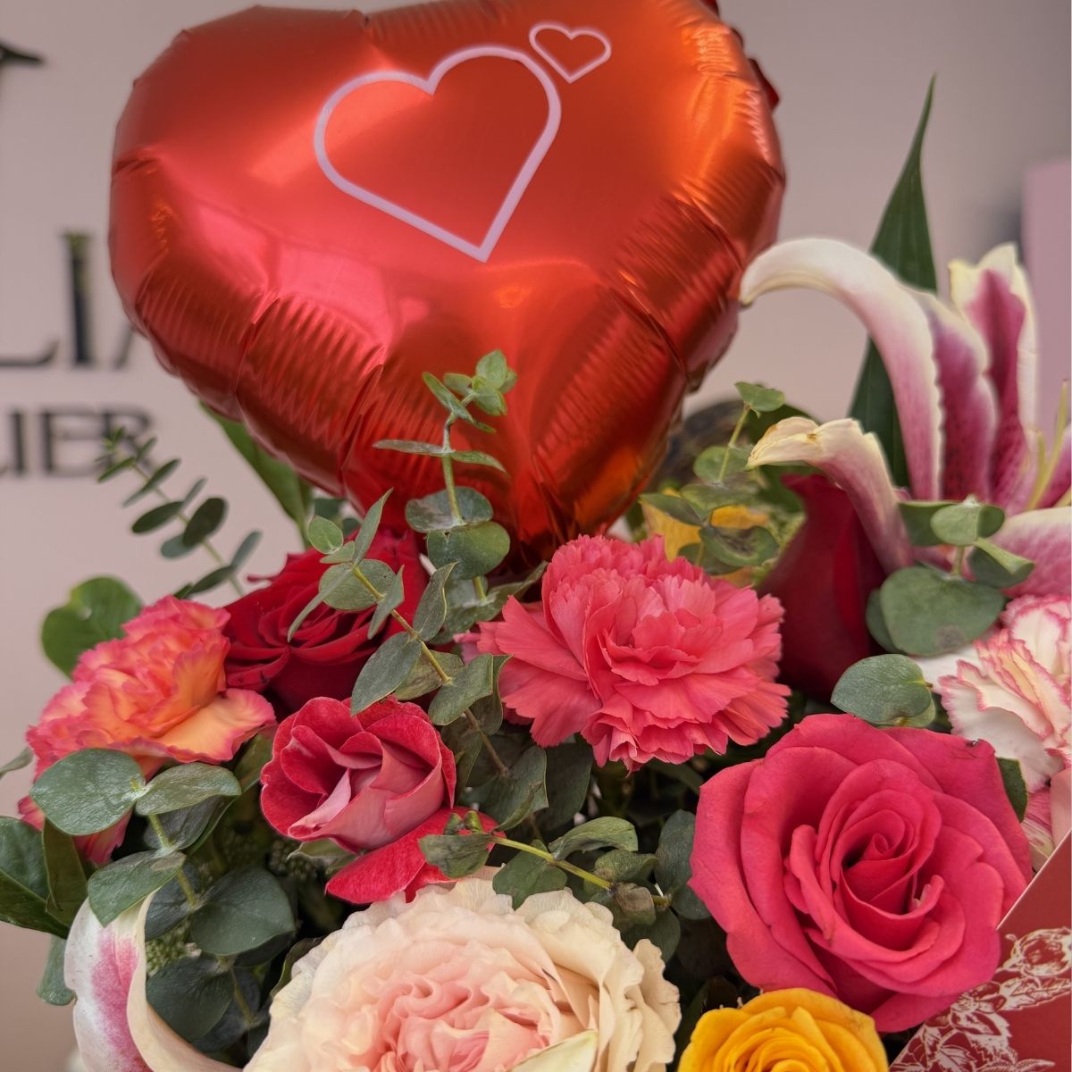 Box Lirio y Orquídea - San Valentín