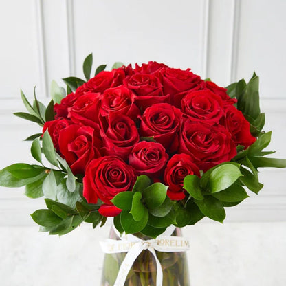 Jarrón 24 Rosas