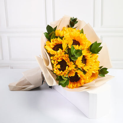 Ramo de 12 girasoles