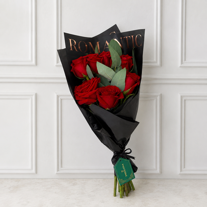 Ramo Romantic: 6 Rosas Premium