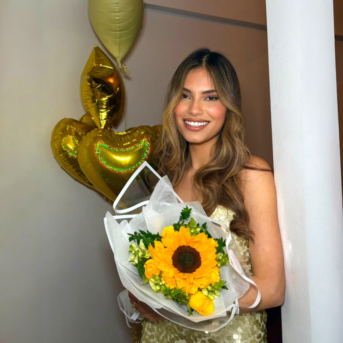 Ramo My Love - Girasol y Rosas