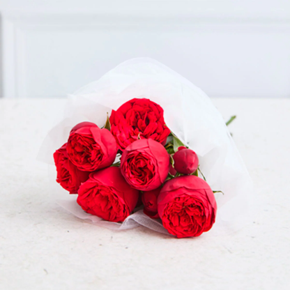 Mini Ramo Peonias: Rosas Inglesas